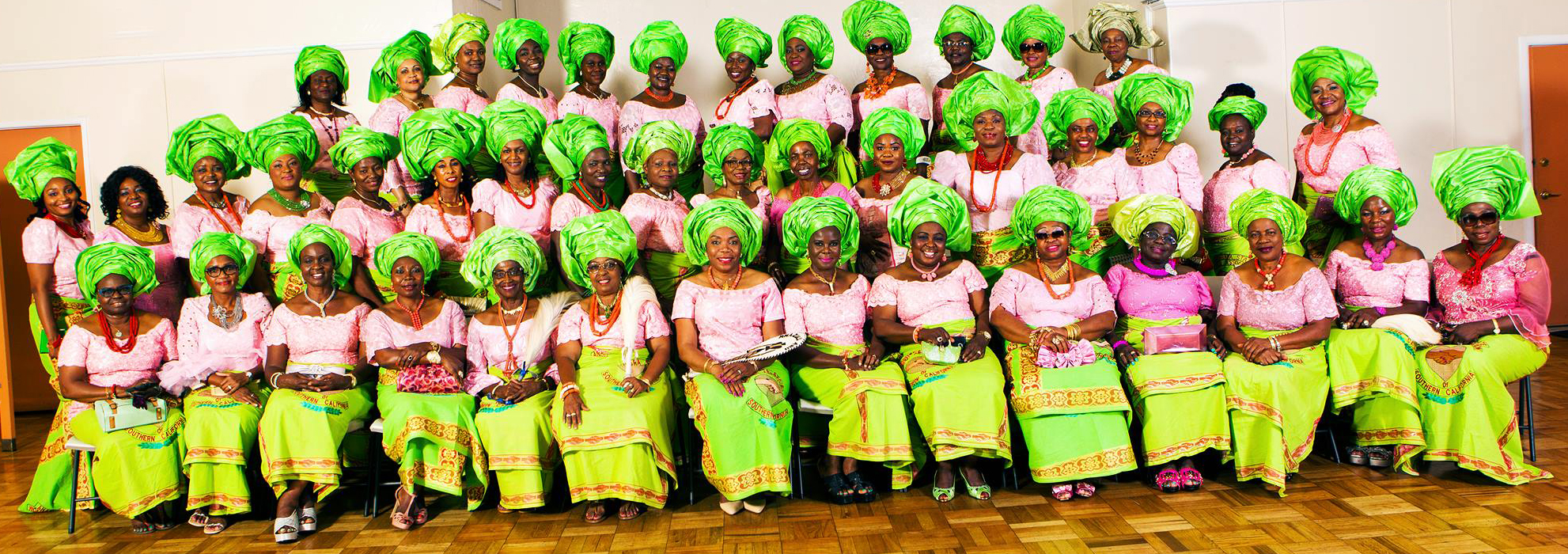 ASWASC members in traditional attire